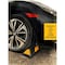 Traffic Kontrol Wheel Stop Parking Block, Rubber, 4" Inch Height, 72" Inch Length, 28 lbs, Yellow TK-PS-6-BKYW-KIT - alternate 2